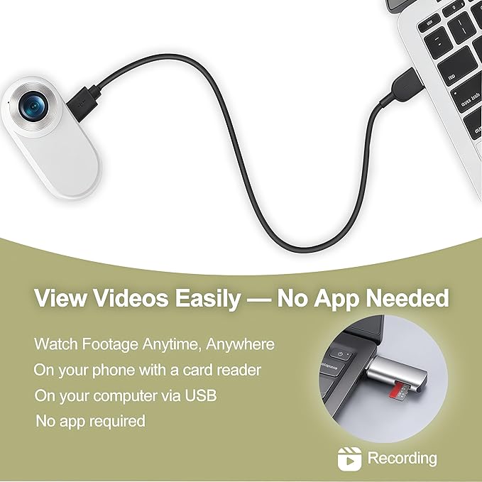 Cat Camera Collar 1080P HD Video Recording 32GB Memory Card Included, Pet Camera Collar for Cats & Dogs, Lightweight POV Collar Camera Wide Angle Lens, Mini Action Camera0 Indoor Outdoor Adventures