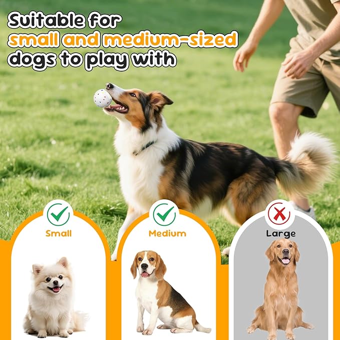 20-40ft Automatic Ball Launcher, Interactive Fetch Toy for Small Medium Dogs, Adjustable Rechargeable Tennis Thrower for Indoor Outdoor Fun, Physical Exercise and Brain Training(Grey)