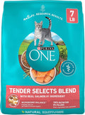 Purina ONE Natural Dry Cat Food, Tender Selects Blend With Real Salmon - 7 lb. Bag