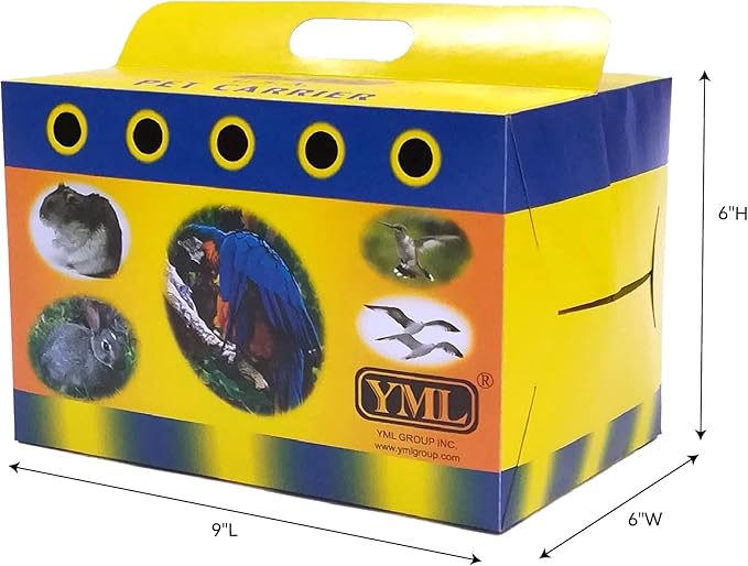 YML Cardboard Carrier for Small Animals or Birds, Large, Lot of 100