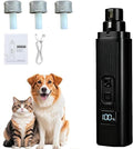 Silent Groom Pro Pet Nail Grinder| Low Noise Quiet Claw Trimmer for Dogs, Cats and Other Animals | Safe & Stress Free Nail Grooming, Ideal for Sensitive Dogs of All Breeds & Sizes (Black)