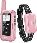 Jugbow Dog Shock Collar - 4200FT Dog Training Collar with Remote, IPX7 Waterproof Electric Collar with 4 Training Modes, Security Lock, Rechargeable e-Collar for Dogs 10-120lbs(Pink)