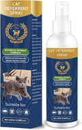 Cat Deterrent Spray - Natural Citrus-Scented, Indoor & Outdoor Training Spray to Stop Scratching on Furniture, Carpets & Curtains (4.06 oz)