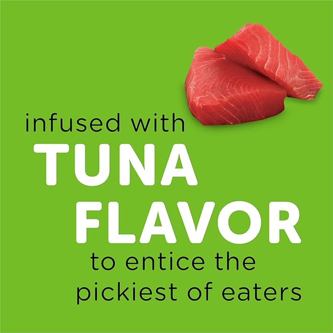 Whisker Lickin's Purina Cat Treats,Crunchy and Yummy Tuna Flavor - 10 oz. Pouches,(Pack of 8)