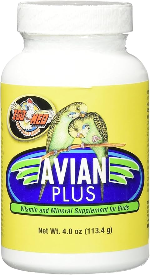 Zoo Med Laboratories Bzma374 Avian Plus Bird Vitamins, 4 oz (976610)
