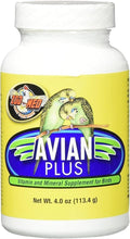 Zoo Med Laboratories Bzma374 Avian Plus Bird Vitamins, 4 oz (976610)