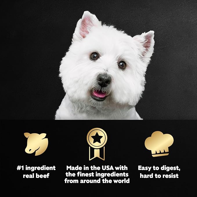 Cesar Loaf & Topper in Sauce Wet Dog Food, Filet Mignon Flavor with Bacon & Potato, Wet Food for Dogs, 3.5 oz Easy Peel Trays, 24 Count