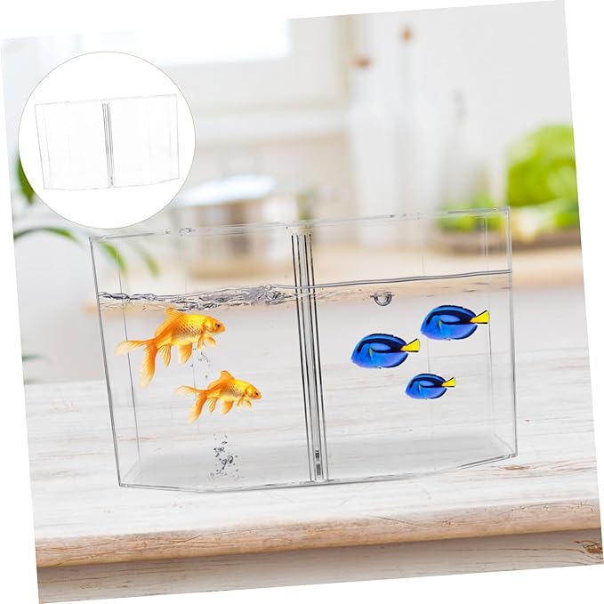 DOITOOL Fish Breeding Box Transparent Tank for Juvenile Fish Aquarium Supply Prevents for Breeding Easy Observation