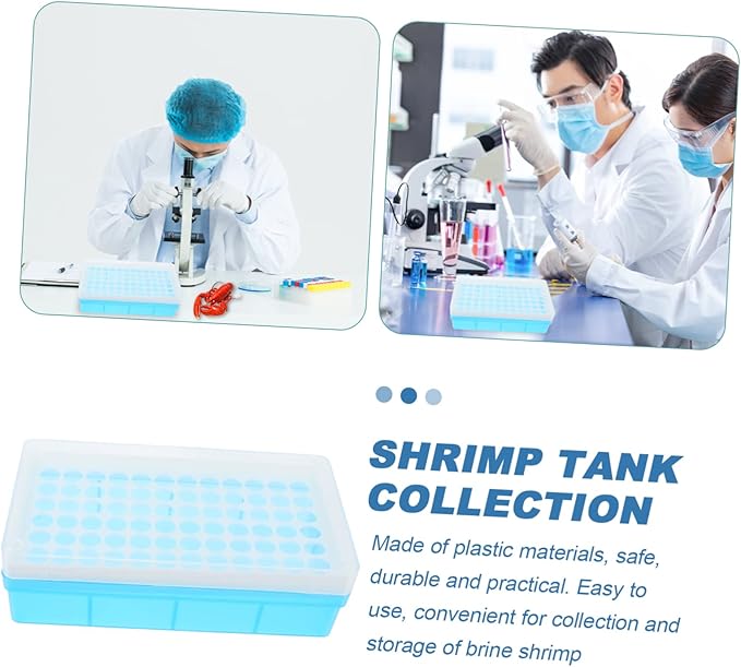1set Aquarium Breeding Box Storage Tubes Shrimp Eggs Incubation Tool Storage Bin Dividers