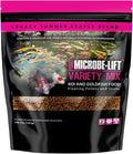 MICROBE-LIFT MLLVMMD Variety Mix Floating Fish Food Pellets and Sticks for Ponds, Water Gardens, and Fountains, for Live Goldfish and Koi, 2.25 Pounds