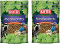 KayteeMealworms Wild Bird Treat, 7 oz, High Protein Oven-Dried for Bluebirds, Wrens, Robins, 2 Packs