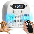Dog Barking Control Devices, Bark Box with Remote Control, Rechargeable, Waterproof, Adjustable Modes & Frequencies, Anti Barking Device for Dogs Indoor Outdoor (White)