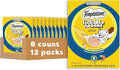 Temptations Lickable Spoons, Soft Lickable Cat Treats, Adult Wet Cat Treats, Tasty Chicken and Savory Salmon Flavor, 8 Spoons, Pack of 12 (96 Total)