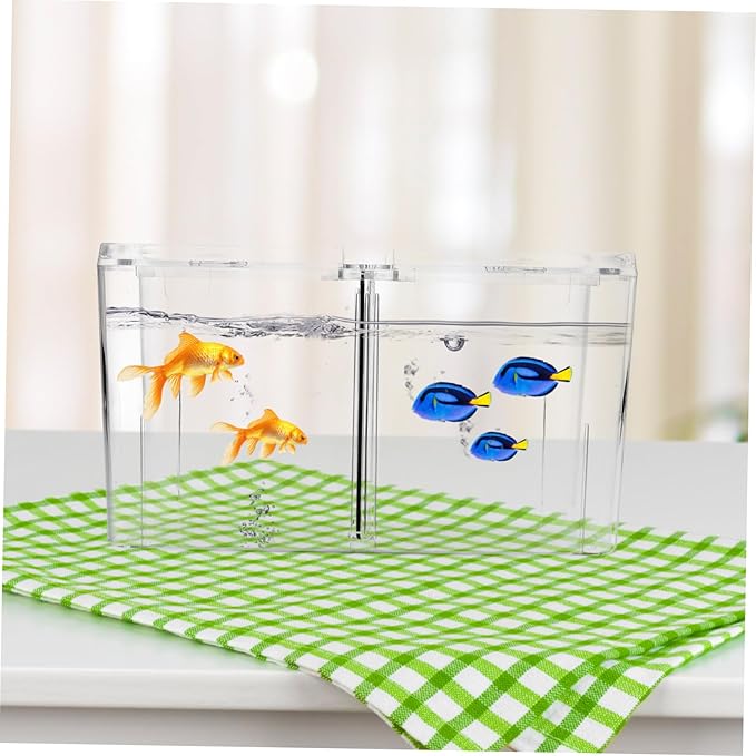 Multifunctional Fish Breeding Isolation Box Transparent Hatchery Tank for Fry Breeding Aquarium Container for Fish Care and Monitoring