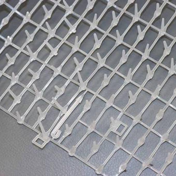2X Household Garden Prickle Strip Anti Cat Dog Repellent Deterrent Spike Mat Garden Flower Plant-Black