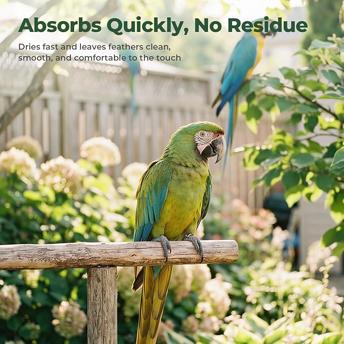 Aloe Vera Spray Bird, Bird Bath Mist for Parrots, Cockatiels, Conures & Finches, Helps Ease Dry Itchy Skin, Moisturizes Feathers, Supports Molting Comfort, Odor-Free, 8.5 fl oz (251 mL)