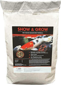 HALF OFF PONDS Show & Grow Koi Fish Food - 10 lb Floating Pellets, 3mm Size - Goldfish Food for Ponds - 35% Protein with Beta Carotene & Vitamins - Enhances Color Vibrancy & Body Definition