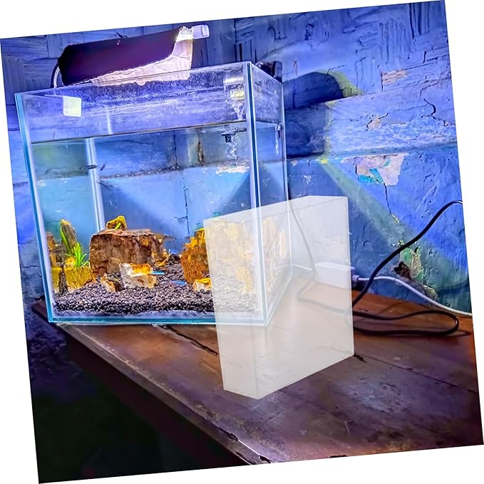 Toyvian Portable Fish Observation Container for Small Tanks Breeding Box Suction Cups for Betta Aquariums and Shrimp Home Fish Breeding Supply