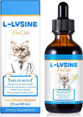 NIFEISHI L-Lysine Liquid Supplement for Cats - for Respiratory Health, Sneezing, Runny Nose & Eye Care - for Cats of All Ages, Easy-to-Use Liquid Drops, 60ml/2oz