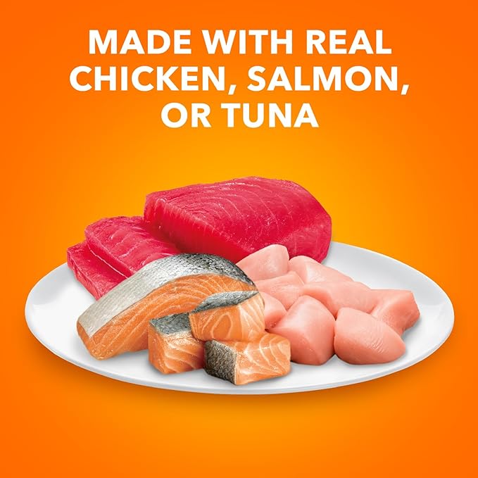 IAMS Perfect Portions Sensitive Digestion & Skin Wet Cat Food Pate, Healthy Adult Grain Free Pate, Chicken and Salmon Recipes, (24) 2.6 oz. Variety Twin-Pack Trays