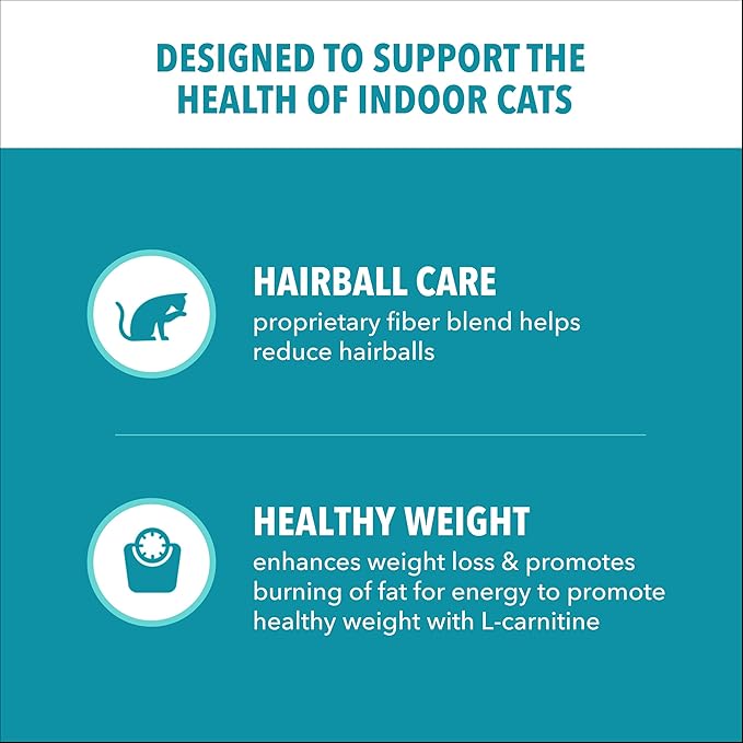IAMS Proactive Health Dry Cat Food, Indoor Weight and Hairball Care Cat Food Dry Recipe, with Real Chicken in Every Bite, 16 lb. Bag