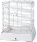 Bird Cage, Parakeet Cages, for Small and Medium-Sized Parrots Such as Budgies, Munias, Peonies, Pearls, Cockatiels, etc(White)