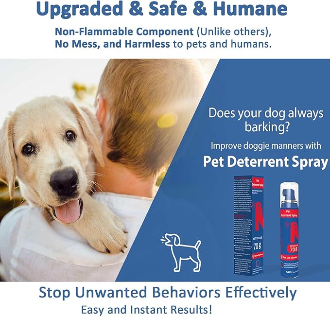 Corrector Spray Dog Trainer, 75ml Pet Instructor Spray for Dog, Humane Effective Help Dog Stop Unnecessary Behaviour: Stop Barking, Dog Fights & Attacks (2 Pack)