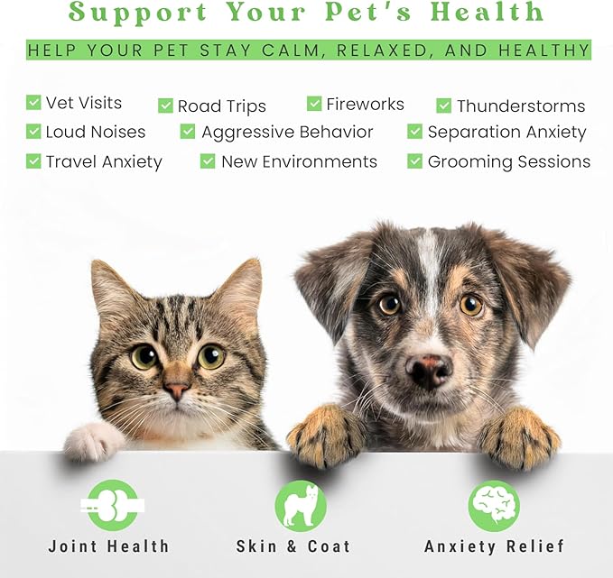 Hemp Oil for Dogs and Cats – Helps with Skin, Coat & Health – Premium Fish Oil Blend – Improves Immune System & Нiр Jоint Hеalth - Natural Ingredients - Made in USA (1oz) (Pack of 1)