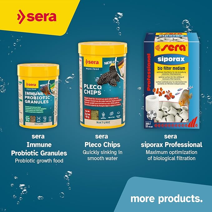 Sera Spirulina Tabs Nature 24 Tabs Plant-Based Food for Fresh Saltwater Fish | Boosts Digestion & Vitality | Free from Dyes & Preservatives | Ideal for Herbivorous Aquarium Inhabitants
