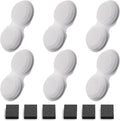 Cat Water Fountain Filters: 12 Cat Fountain Filters Replacement for H6 - Pet Water Fountain Filters - 3 Months Usage Kit of Indoor Pet Fountain Filter - 6 Carbon Filters + 6 Sponges Filters