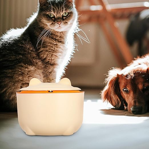 TOYANDONA Sealed Pet Litter Trash Can with Lid and 90pcs Drawstring Bags, Plastic Waste Bin for Cat and Dog Litter, Closed Desktop Garbage Container for Bathroom and Home Use