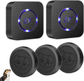 EverNary Dog Door Bell Wireless Doggie Doorbells for Potty Training with Waterproof Touch Button Dog Bells Included 2 Receiver and 3 Transmitters
