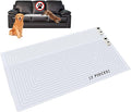 SEERWAY 2 Rechargeable Pet Shock Mats Same Size, Cat Repellent Pad, Cat Deterrent Mat, Electric Training Mat Keeps Dogs and Cats Off Sofa, Couch, Bed and Countertop (48"x20")