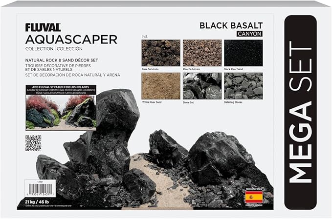 Fluval Black Mega Aquascaper Kit 60P