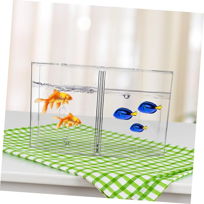 BESPORTBLE Fish Breeding Box Isolation Tank Double-Grid Design Prevents Juvenile Fish Easy to Clean Safe Material for