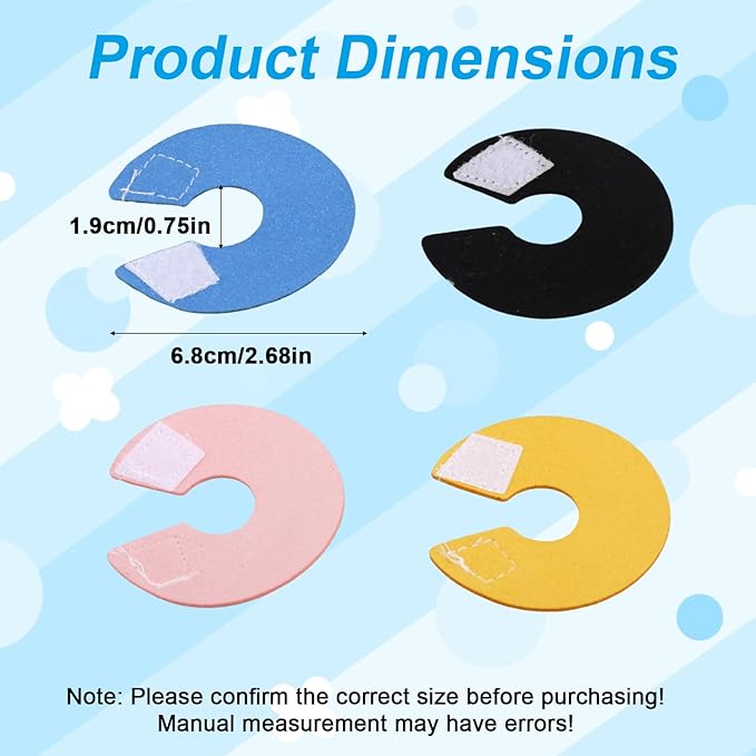 4pcs Bird Cone Collars, Anti-Grab Anti-Bite Bird Elizabethan Collars Parrot Cones for Lovebird Agapornis Budgerigar Cockatiel Cockatoo, Neck Safe Wound Safety