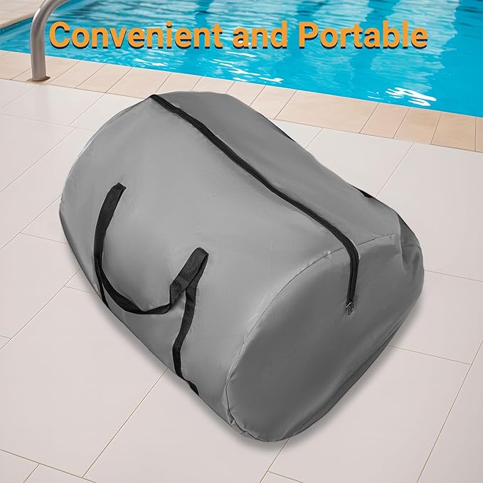 96" x 60" Inflatable Floating Dock & Dog Boat Ramp Heavy Duty, Upgraded 700 LBS Load Capacity, 8in Thickened Pool Ramp, Non-Slip & Puncture-Resistant Surface, for Pools, Lakes, Beaches