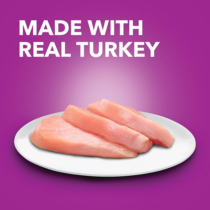 IAMS Perfect Portions Sensitive Digestion & Skin Adult Wet Cat Food Pate, Turkey Recipe, 2.6 oz. Easy Peel Twin-Pack Trays (24 Count, 48 Servings) (Pack of 2)