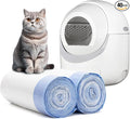 40 Count Extra Large Cat Litter Box Liners, Litter Waste Receptacles Bags for Giaceaw Self Cleaning Cat Litter Box