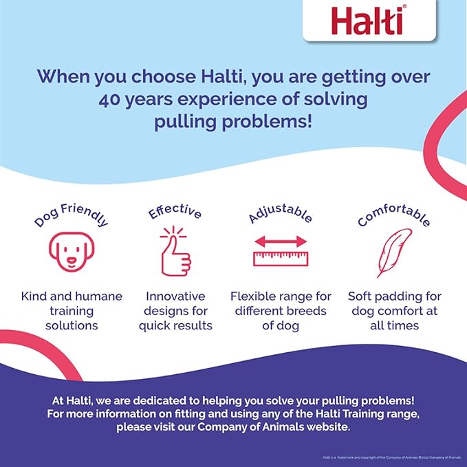 Halti Headcollar - Stop Your Dog Pulling on The Leash. Adjustable, Reflective and Lightweight, with Padded Nose Band. Dog Training Anti-Pull Collar for Large Dogs (Size 4, Desert Sand)