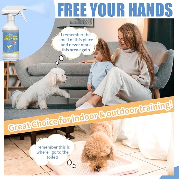 16 Oz Help Dogs Stop Marking in Your Home - Stop Dog Marking with Natural Training Spray