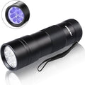 UV Flashlight - Best LED Ultra Violet Blacklight for Pet Stains - Cat Stain Detector, Dog Stain Detector Torch - Find Stains on Carpet, Rugs, and Furniture - Includes 3 AAA Batteries
