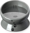Y YHY Elevated Cat Food Bowl, Raised Pet Food and Water Bowl, Ceramic, 15oz