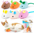 Dorakitten Catnip Toy - 6Pcs Cats Mouse Plush Cat Toys Realistic Cute Kitten Mice Filled Catnip for Cat Chew Toy1