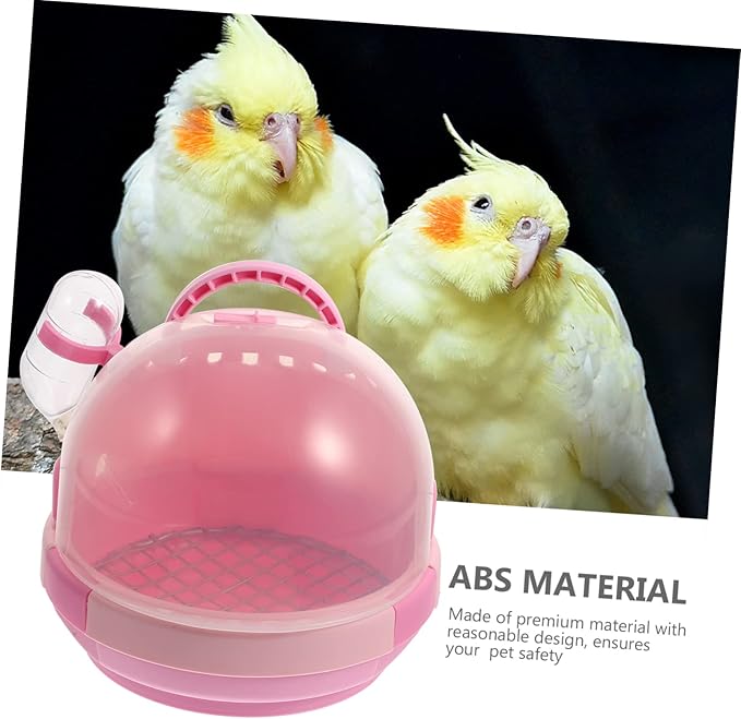 Milisten 1set Travel Parrot Cage Bird Carrier Portable Pet Parrot Cage Handheld Design