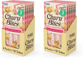 INABA Churu Bites for Cats, Soft Baked Chicken Churu Filled Cat Treats with Green Tea Extract, 0.35 Ounces Each Tube, 18 Tubes Total (3 per Pack), Tuna with Salmon Recipe (Pack of 2)