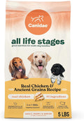 Canidae All Life Stages Real Chicken & Ancient Grains Recipe – High Protein Premium Dry Dog Food for All Ages, Breeds, and Sizes– 5 lbs.