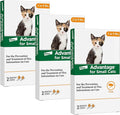 Advantage Topical Cat Flea Treatment and Prevention for Small Cats 2-9 lbs. | Apply Flea Drops Monthly | 2 Treatments (Pack of 3)