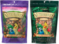 LAFEBER'S Nutri-Berries Parakeet, Cockatiel, Lovebird & Conure Food 2 Flavor Variety Bundle, (1) Each: Papaya Pineapple Mango, Cranberries Apricots Dates, 10 Ounces