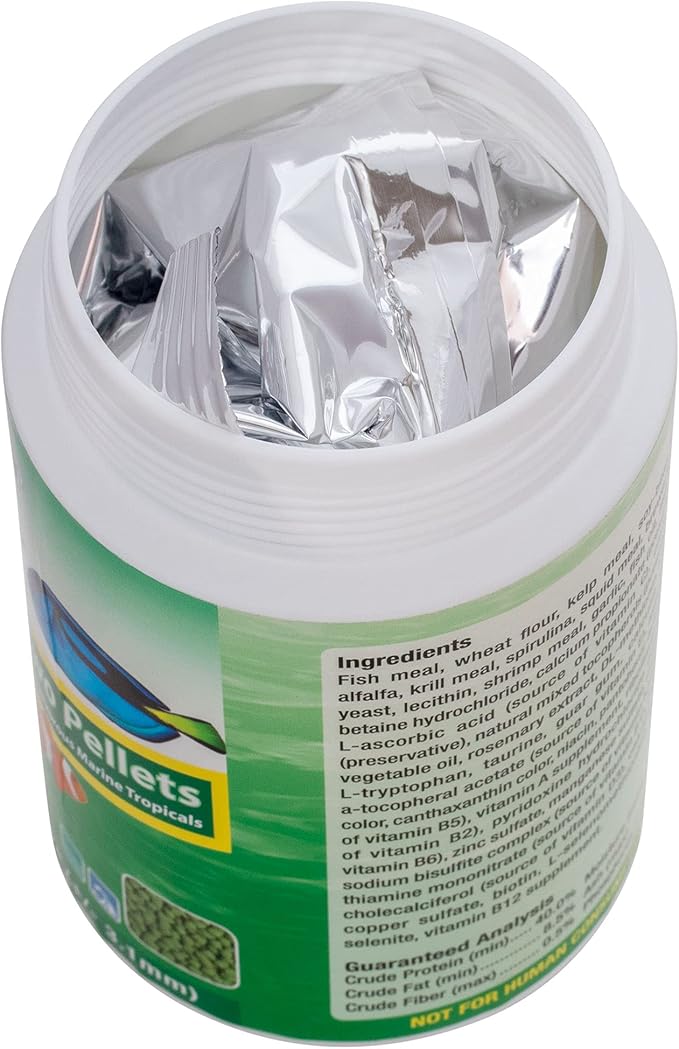 Ocean Nutrition Formula Two Pellets - Fish Food for Herbivorous & Omnivorous Marine Tropical Fish, High Protein(40%) - 14 oz (400 g) Medium Pellets